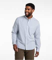 L.L.Bean Men's Signature Stretch Poplin Shirt, Long-Sleeve, Slim Fit CLOTHING|SALE