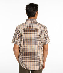 L.L.Bean Men's Stonecoast Hemp Shirt, Short-Sleeve, Slightly Fitted Untucked Fit CLOTHING|SALE