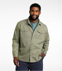 L.L.Bean Men's Lakewashed Twill Shirt, Traditional Untucked Fit CLOTHING|SALE