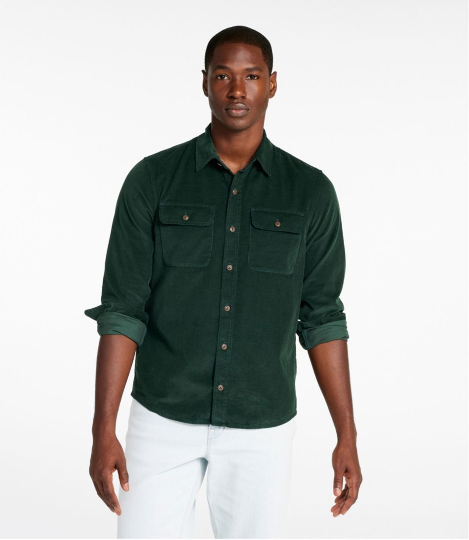 L.L.Bean Men's Signature Microwale Corduroy Shirt CLOTHING|SALE