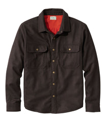 L.L.Bean Men's Maine Guide Lightweight Lined Wool Field Shirt CLOTHING|OUTDOOR EQUIPMENT