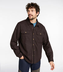 L.L.Bean Men's Maine Guide Lightweight Lined Wool Field Shirt CLOTHING|OUTDOOR EQUIPMENT
