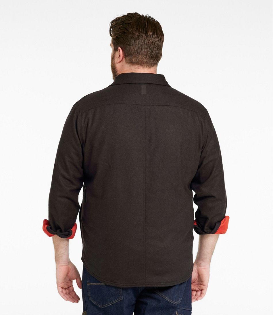 L.L.Bean Men's Maine Guide Lightweight Lined Wool Field Shirt CLOTHING|OUTDOOR EQUIPMENT