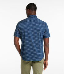 L.L.Bean Men's Comfort Stretch Performance® Shirt, Short-Sleeve, Slightly Fitted Untucked Fit, Print CLOTHING|SALE