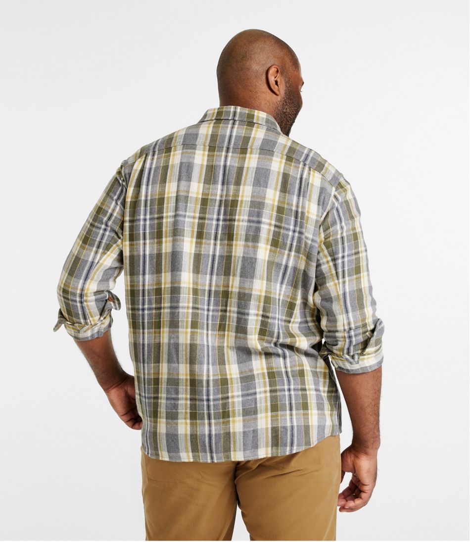 L.L.Bean Men's Signature Heritage Textured Flannel Shirt CLOTHING|SALE