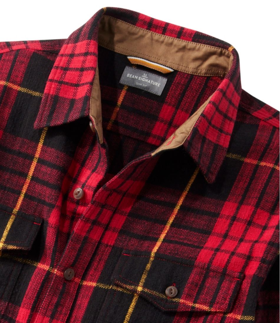 L.L.Bean Men's Signature Heritage Textured Flannel Shirt CLOTHING|SALE