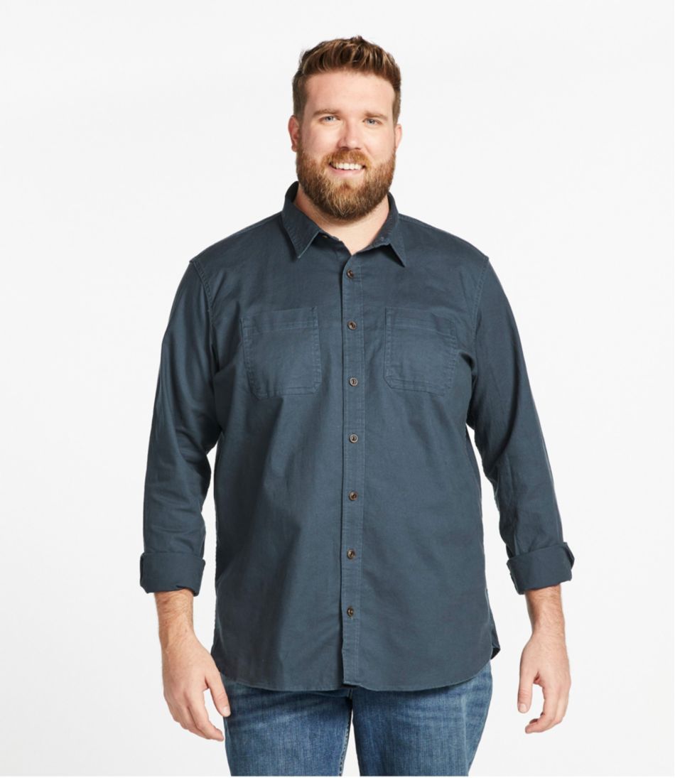 L.L.Bean Men's BeanFlex® Twill Shirt, Traditional Untucked Fit, Long-Sleeve CLOTHING|SALE