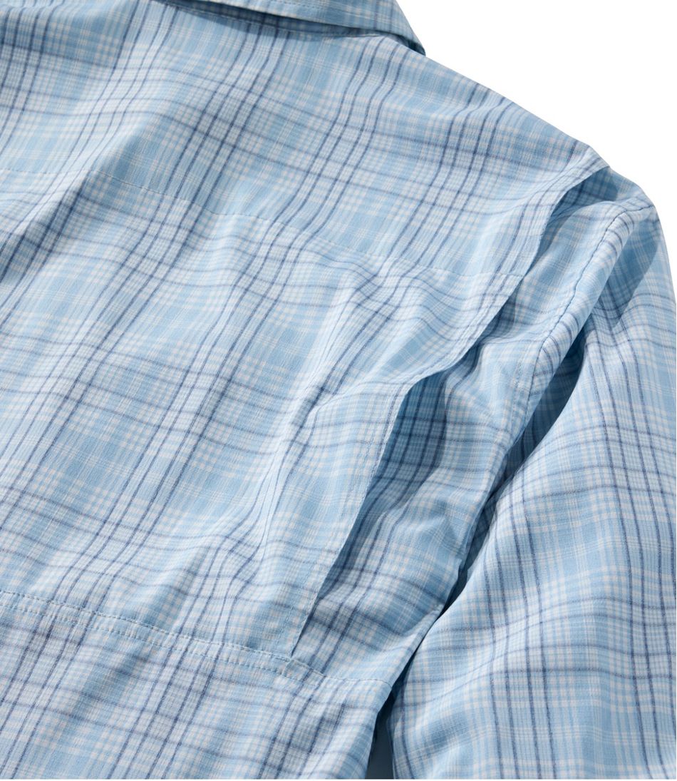L.L.Bean Men's Tropicwear Shirt, Plaid Long-Sleeve CLOTHING|OUTDOOR EQUIPMENT