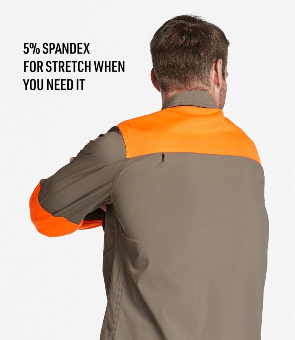 L.L.Bean Men's Technical Stretch Upland Shirt with No Fly Zone CLOTHING|OUTDOOR EQUIPMENT