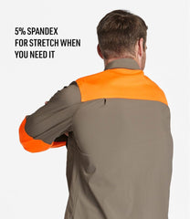 L.L.Bean Men's Technical Stretch Upland Shirt with No Fly Zone CLOTHING|OUTDOOR EQUIPMENT