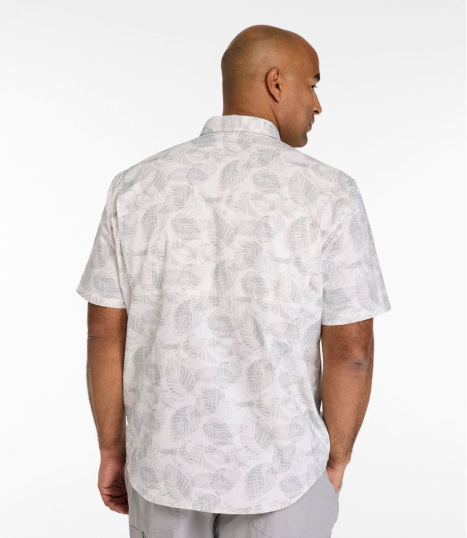 L.L.Bean Men's Tropicwear Shirt, Short-Sleeve Print CLOTHING|OUTDOOR EQUIPMENT|SALE