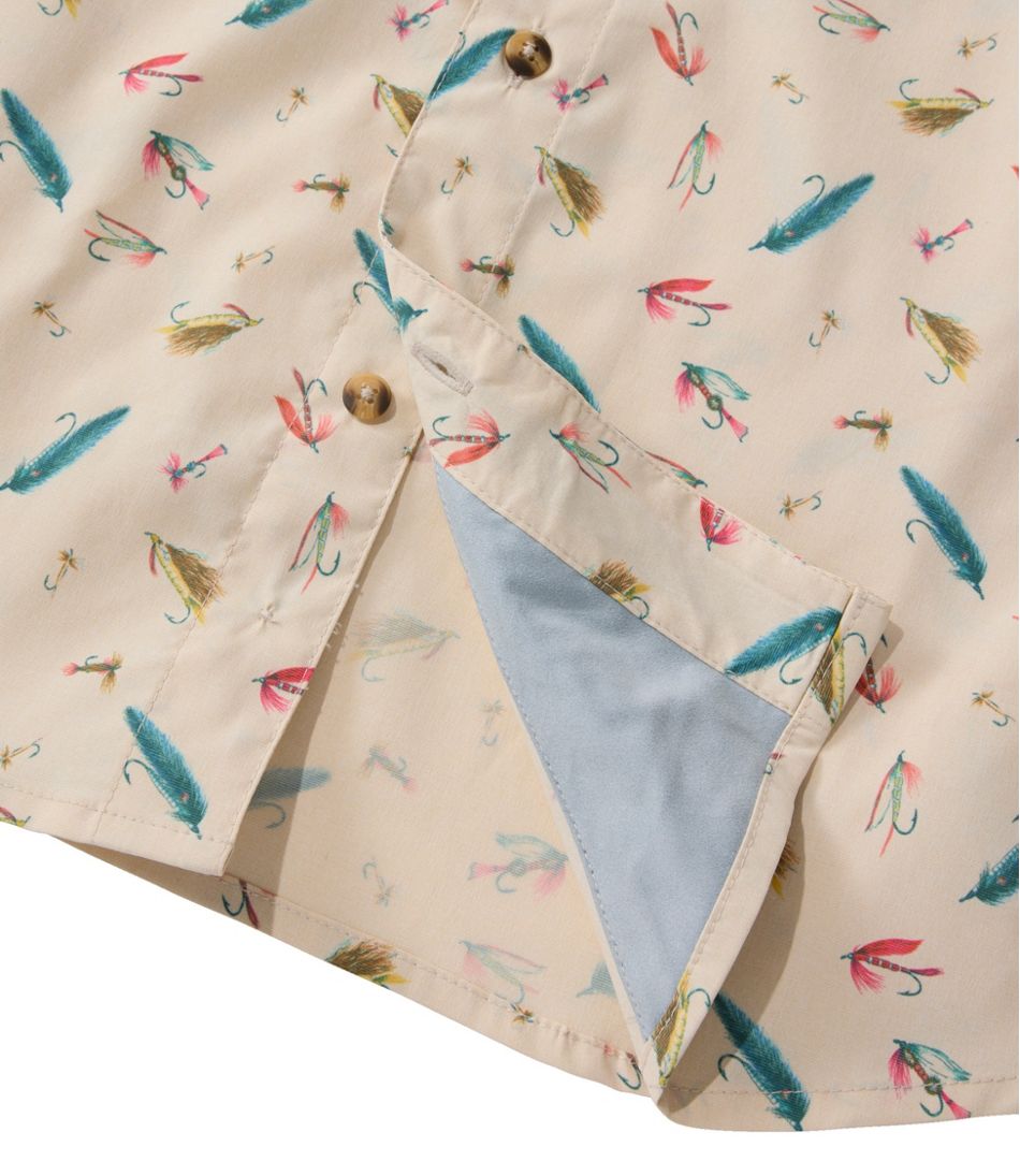 L.L.Bean Men's Tropicwear Shirt, Short-Sleeve Print CLOTHING|OUTDOOR EQUIPMENT|SALE