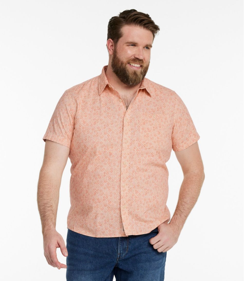 L.L.Bean Men's Signature Vacationland Shirt, Short-Sleeve, Slim Fit CLOTHING|SALE