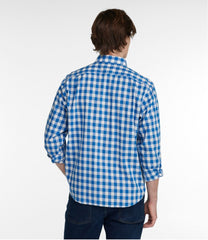 L.L.Bean Men's Bean's Wrinkle-Free Everyday Shirt, Traditional Untucked Fit, Plaid, Long-Sleeve CLOTHING|SALE