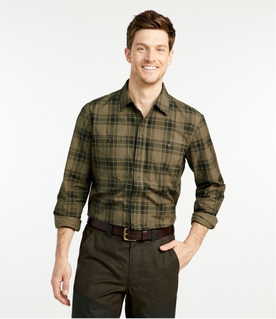 L.L.Bean Men's Double L Field Shirt, Plaid CLOTHING|OUTDOOR EQUIPMENT|SALE