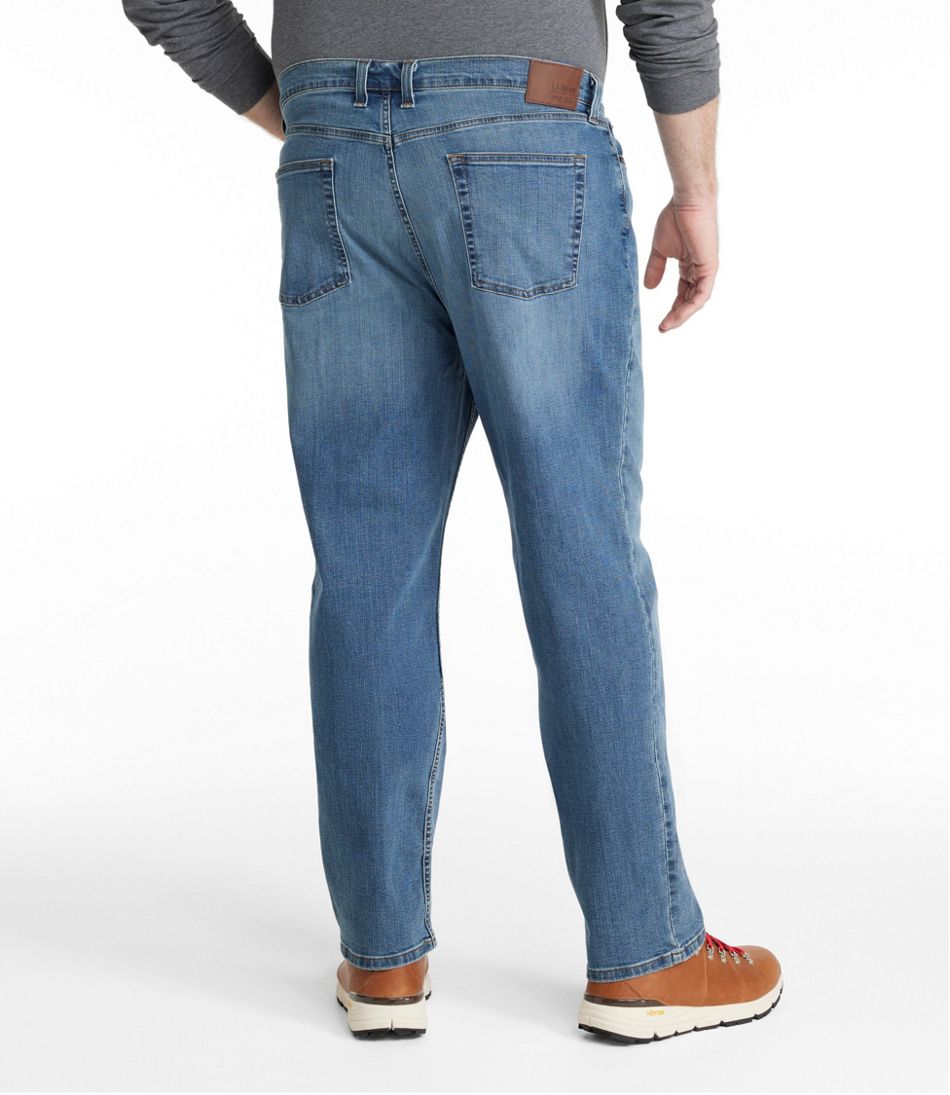 L.L.Bean Men's BeanFlex® Jeans, Classic Fit, Straight Leg CLOTHING
