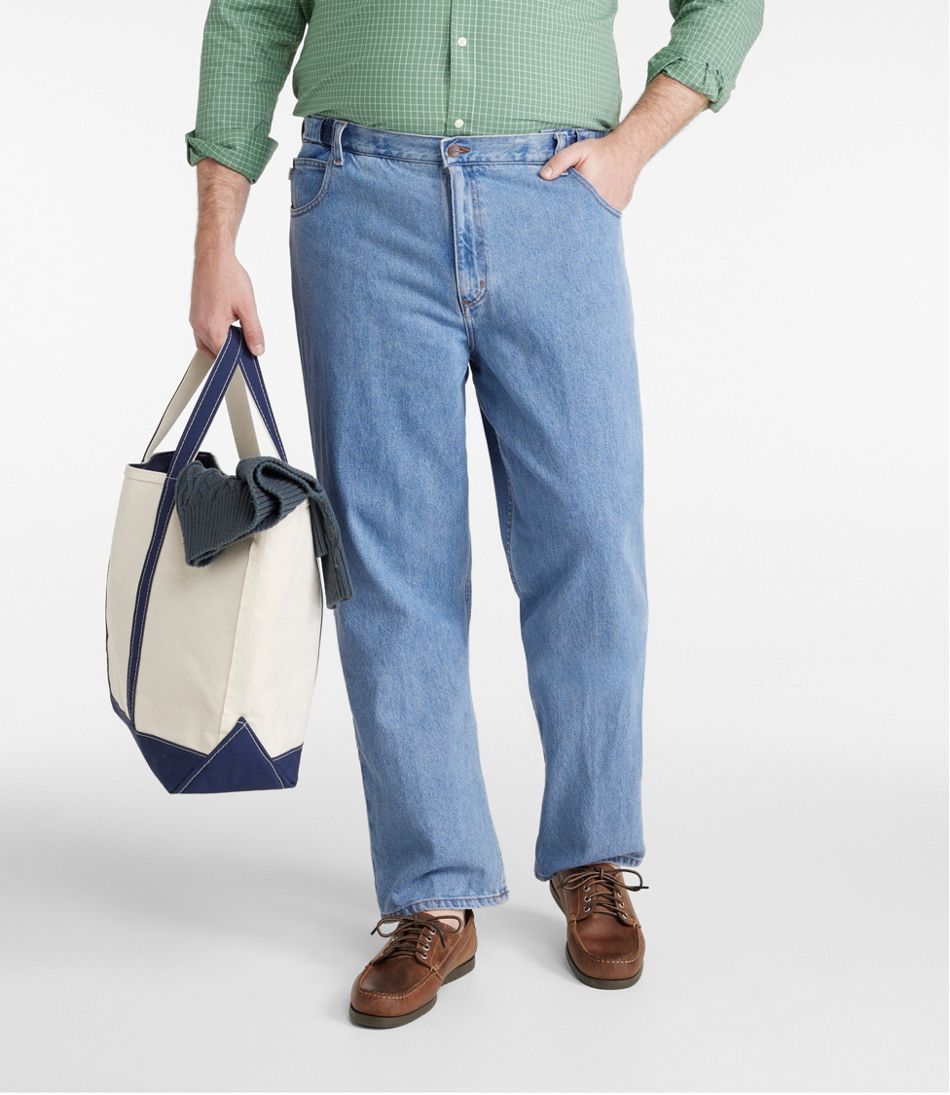 L.L.Bean Men's Double L® Jeans, Natural Fit, Hidden Comfort CLOTHING