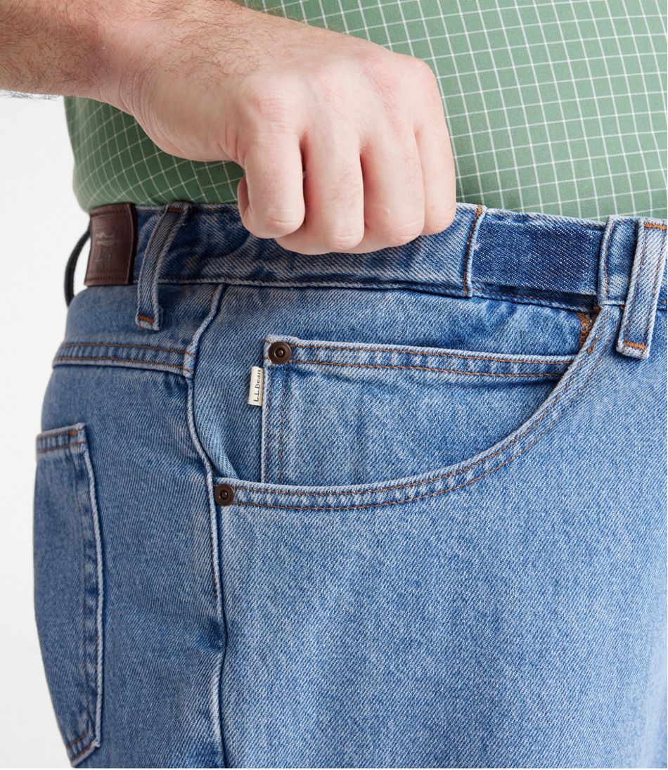 L.L.Bean Men's Double L® Jeans, Natural Fit, Hidden Comfort CLOTHING