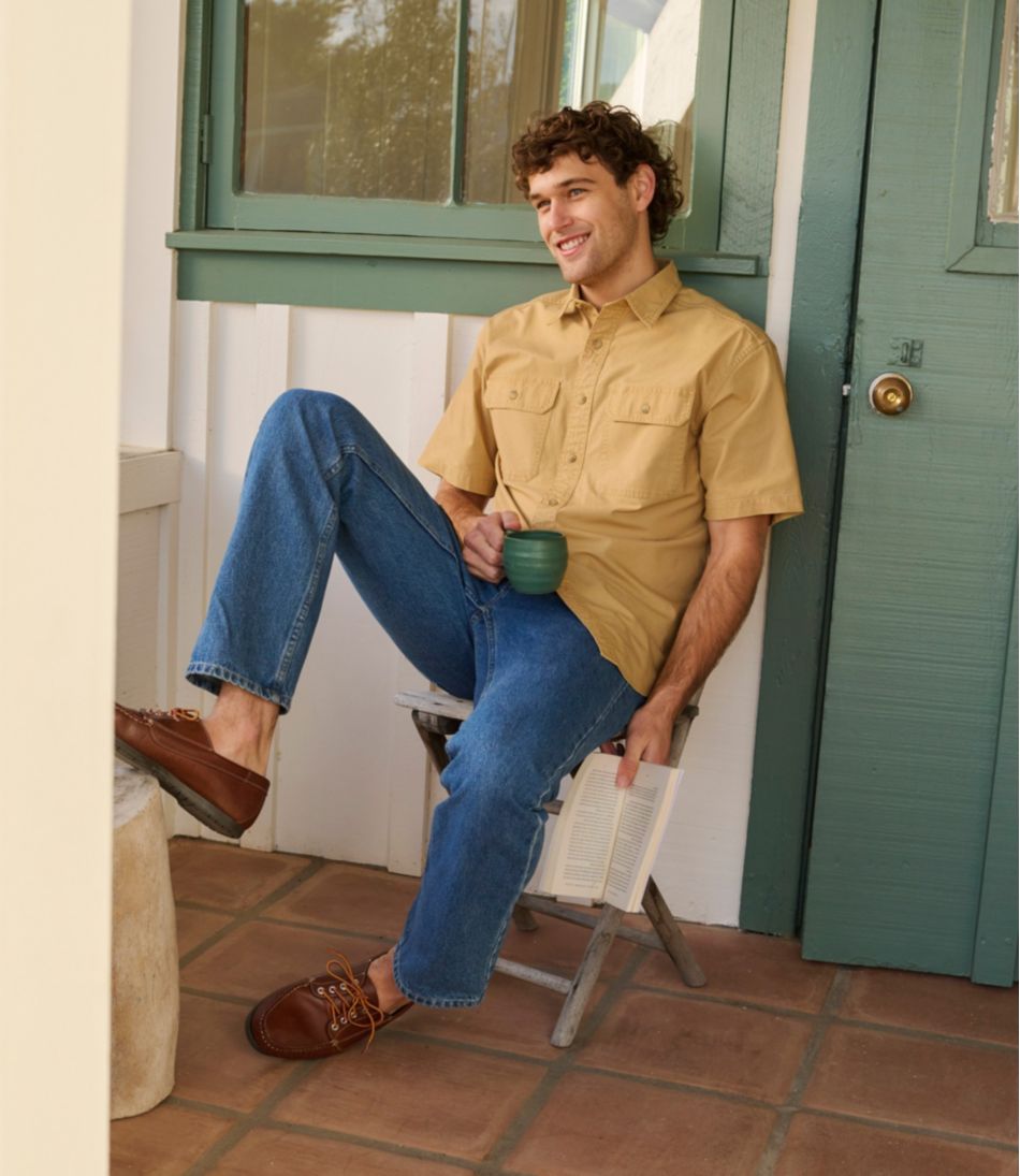 L.L.Bean Men's Double L® Jeans, Standard Fit, Straight Leg CLOTHING