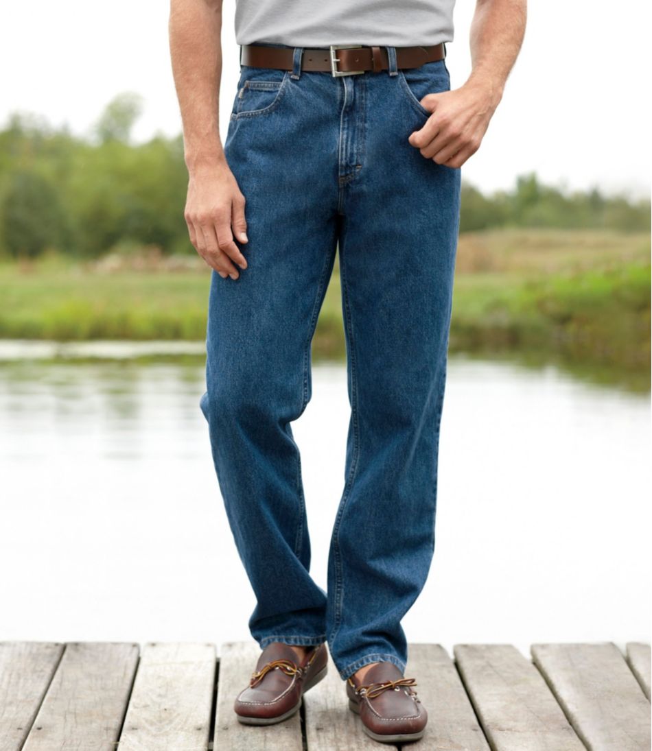L.L.Bean Men's Double L® Jeans, Relaxed Fit, Straight Leg CLOTHING