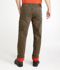 L.L.Bean Men's BeanFlex® Jeans, Standard Athletic Fit, Fleece-Lined CLOTHING