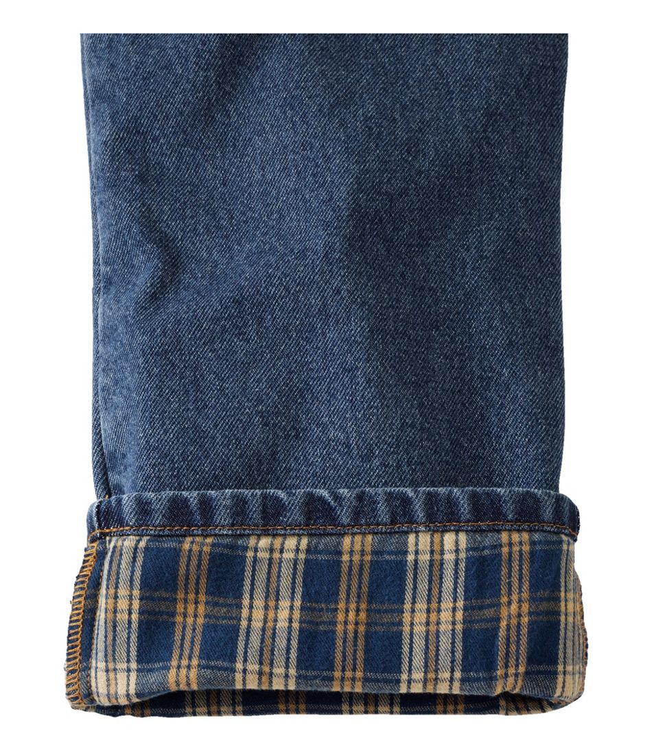 L.L.Bean Men's Double L® Jeans, Classic Fit, Flannel-Lined CLOTHING