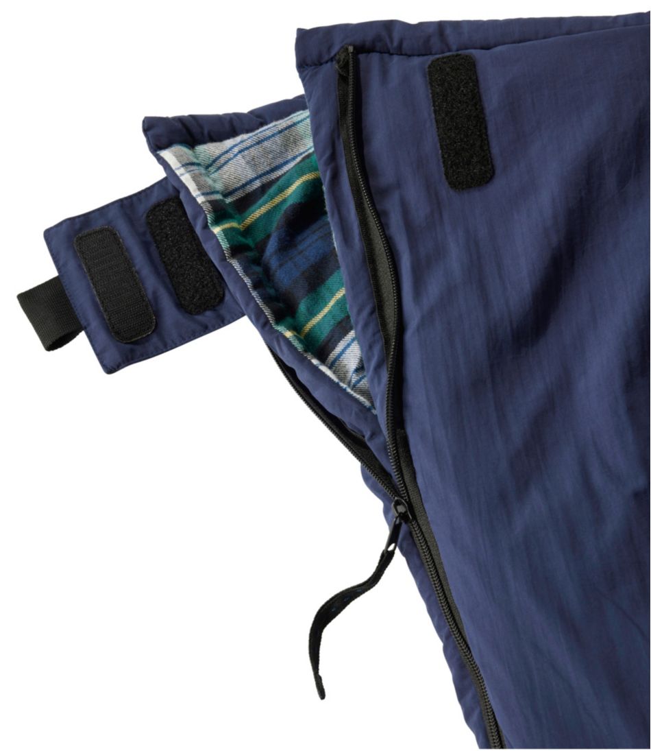 L.L.Bean Flannel Lined Camp Sleeping Bag, 40° OUTDOOR EQUIPMENT