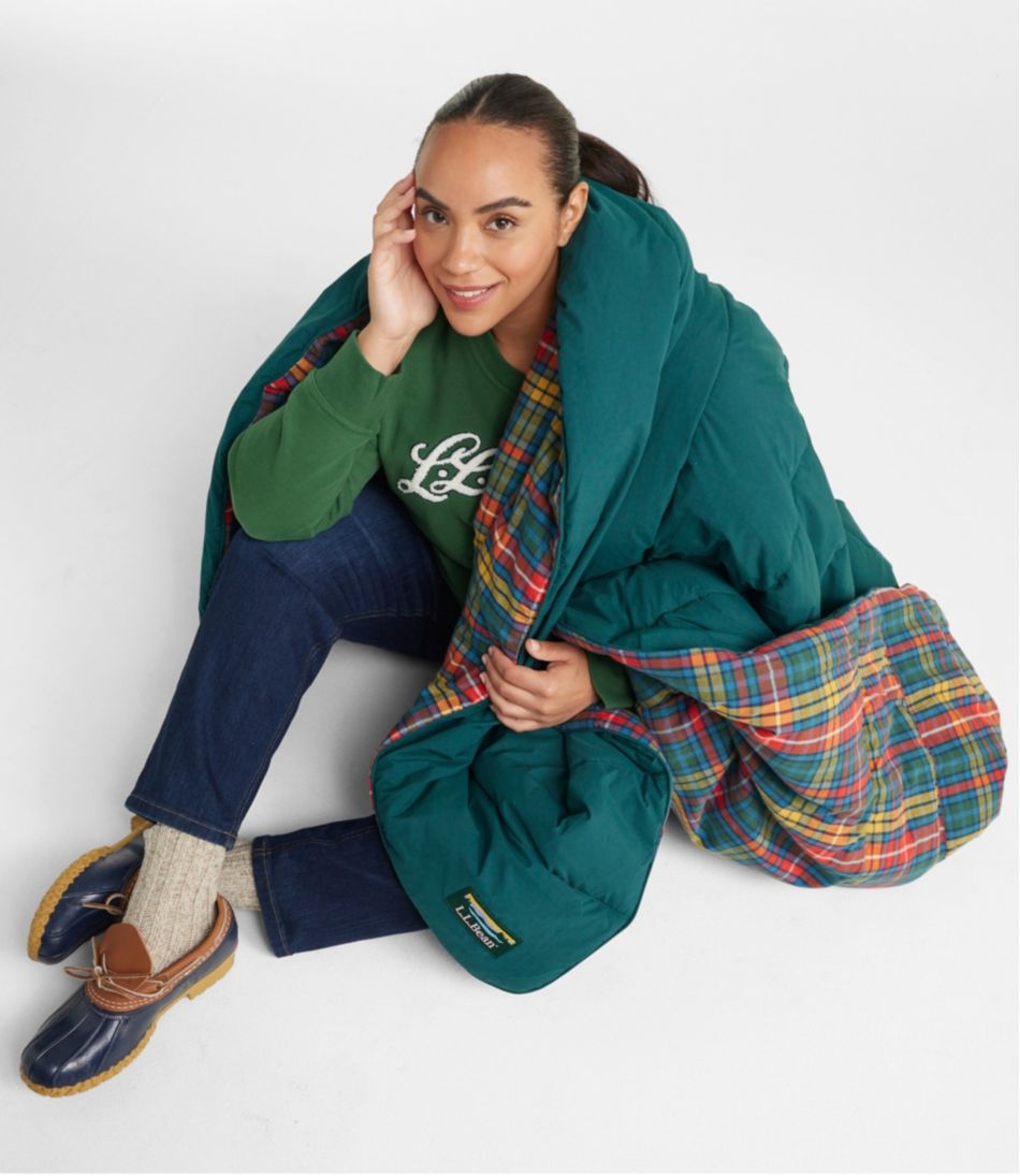 L.L.Bean Flannel Camp Blanket, Extra-Large OUTDOOR EQUIPMENT
