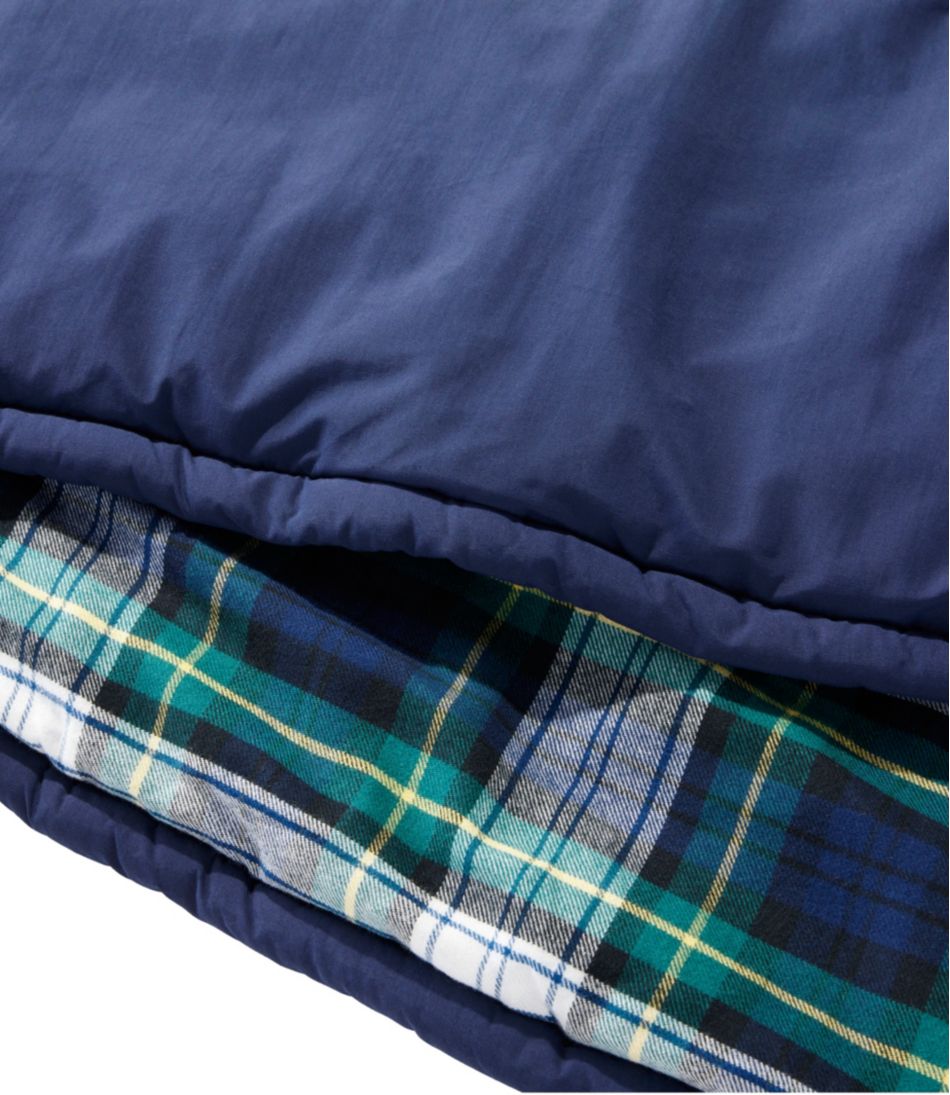 L.L.Bean Adults' Flannel Lined Camp Sleeping Bag, 20° OUTDOOR EQUIPMENT