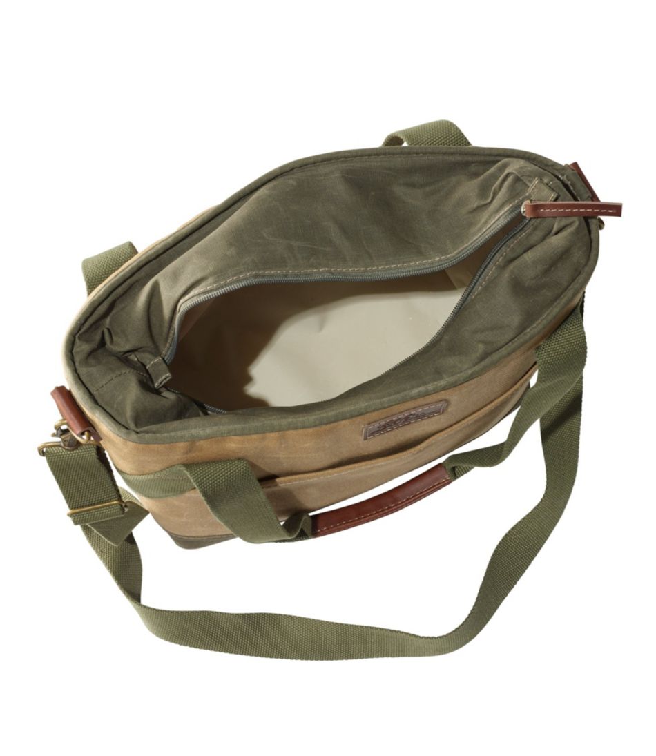 L.L.Bean Insulated Waxed-Canvas Tote, Medium OUTDOOR EQUIPMENT|BAG & TRAVEL