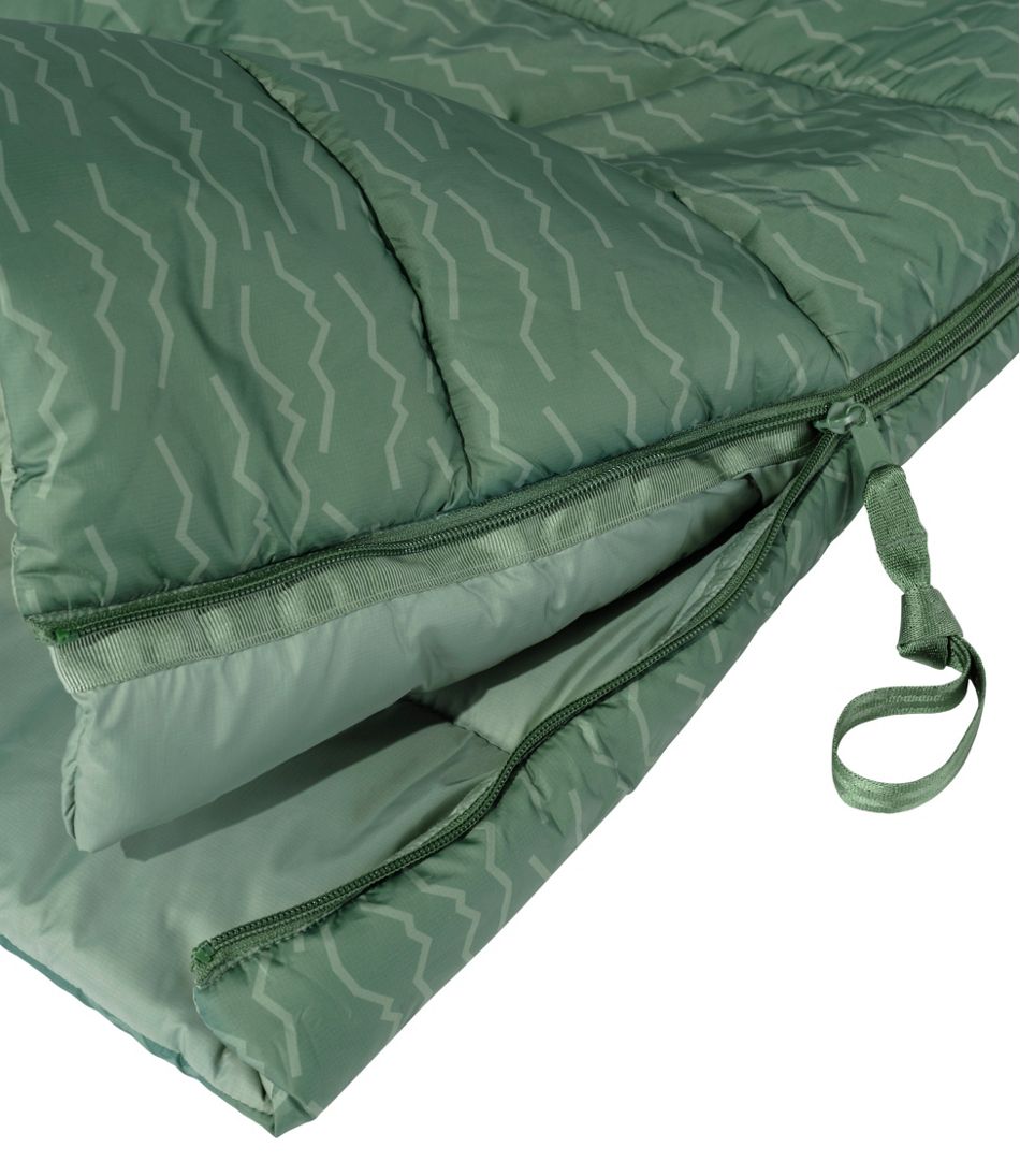 L.L.Bean Kids' Puffer Sleeping Bag, 40° Print OUTDOOR EQUIPMENT|SALE