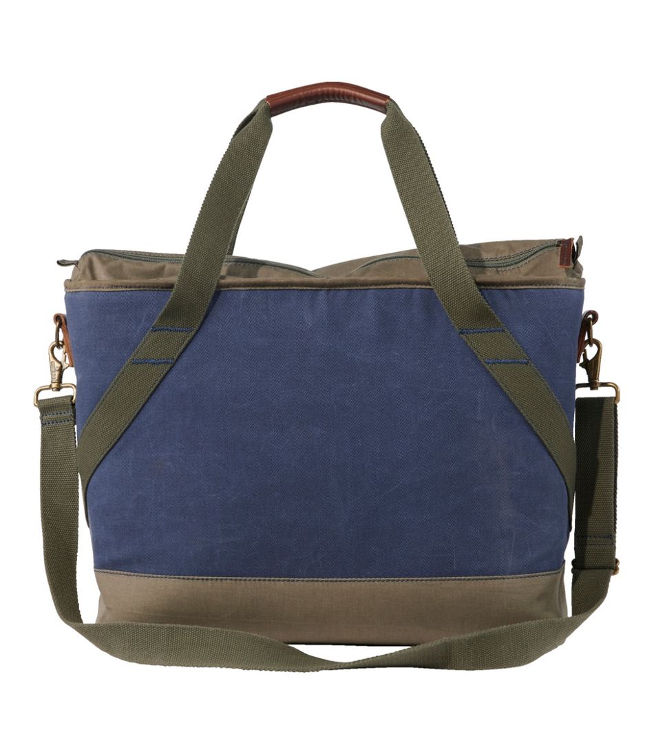 L.L.Bean Insulated Waxed-Canvas Tote, Large OUTDOOR EQUIPMENT|BAG & TRAVEL