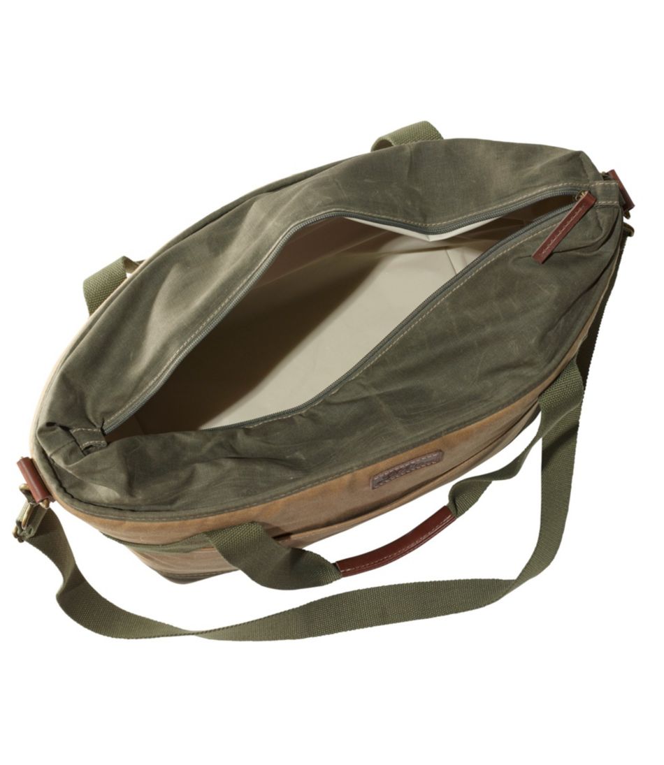 L.L.Bean Insulated Waxed-Canvas Tote, Large OUTDOOR EQUIPMENT|BAG & TRAVEL