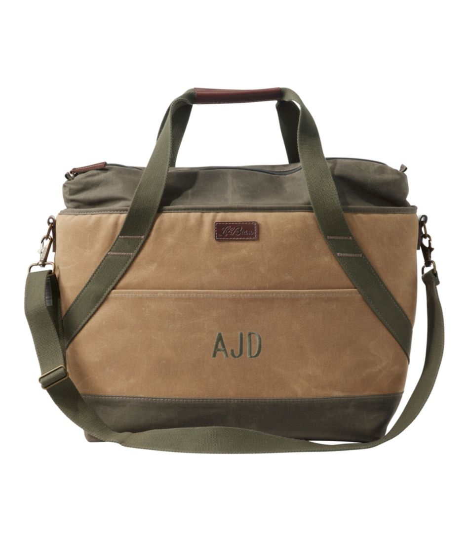 L.L.Bean Insulated Waxed-Canvas Tote, Large OUTDOOR EQUIPMENT|BAG & TRAVEL