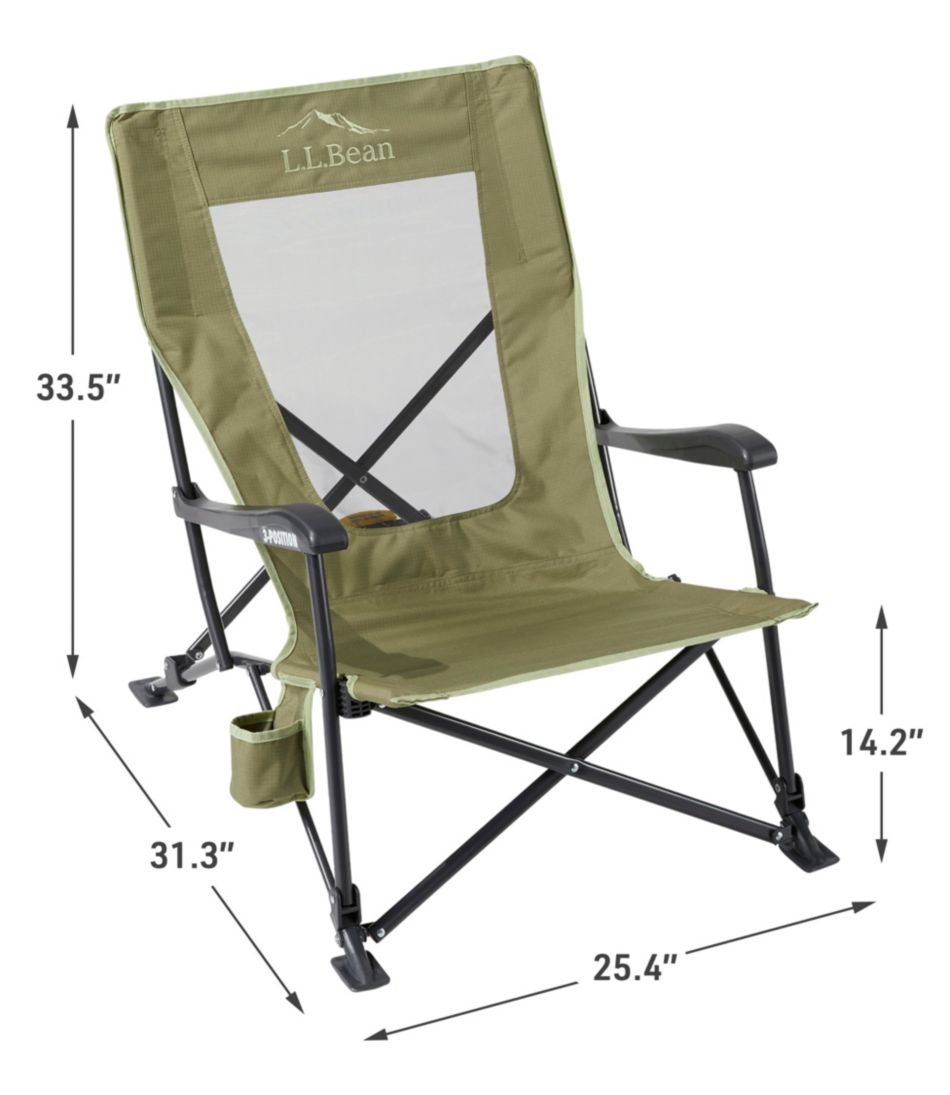 L.L.Bean Easy Comfort Camp Chair, Low OUTDOOR EQUIPMENT|SALE