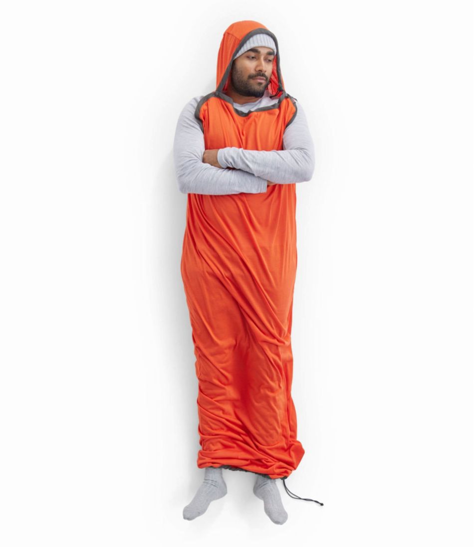 L.L.Bean Sea To Summit Reactor Extreme Sleeping Bag Liner Mummy With Drawcord OUTDOOR EQUIPMENT
