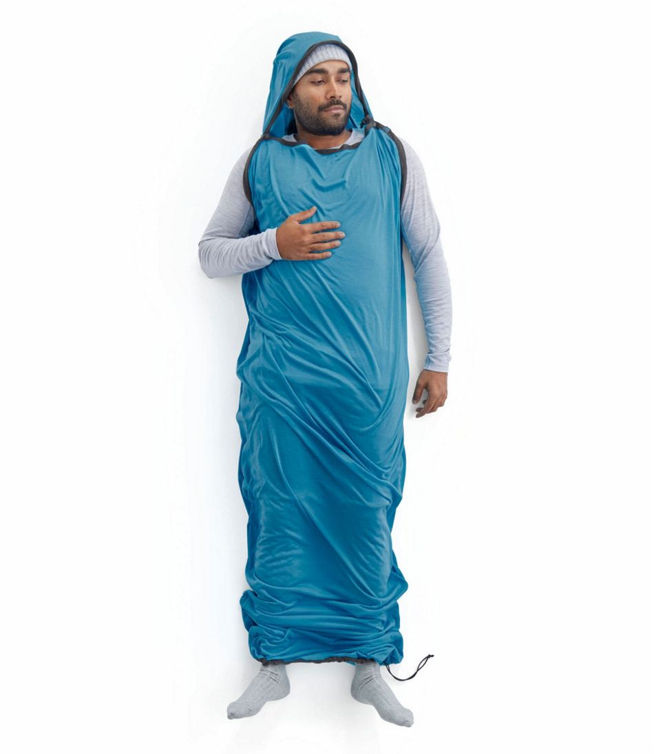 L.L.Bean Sea To Summit Breeze Sleeping Bag Liner, Mummy with Drawcord OUTDOOR EQUIPMENT