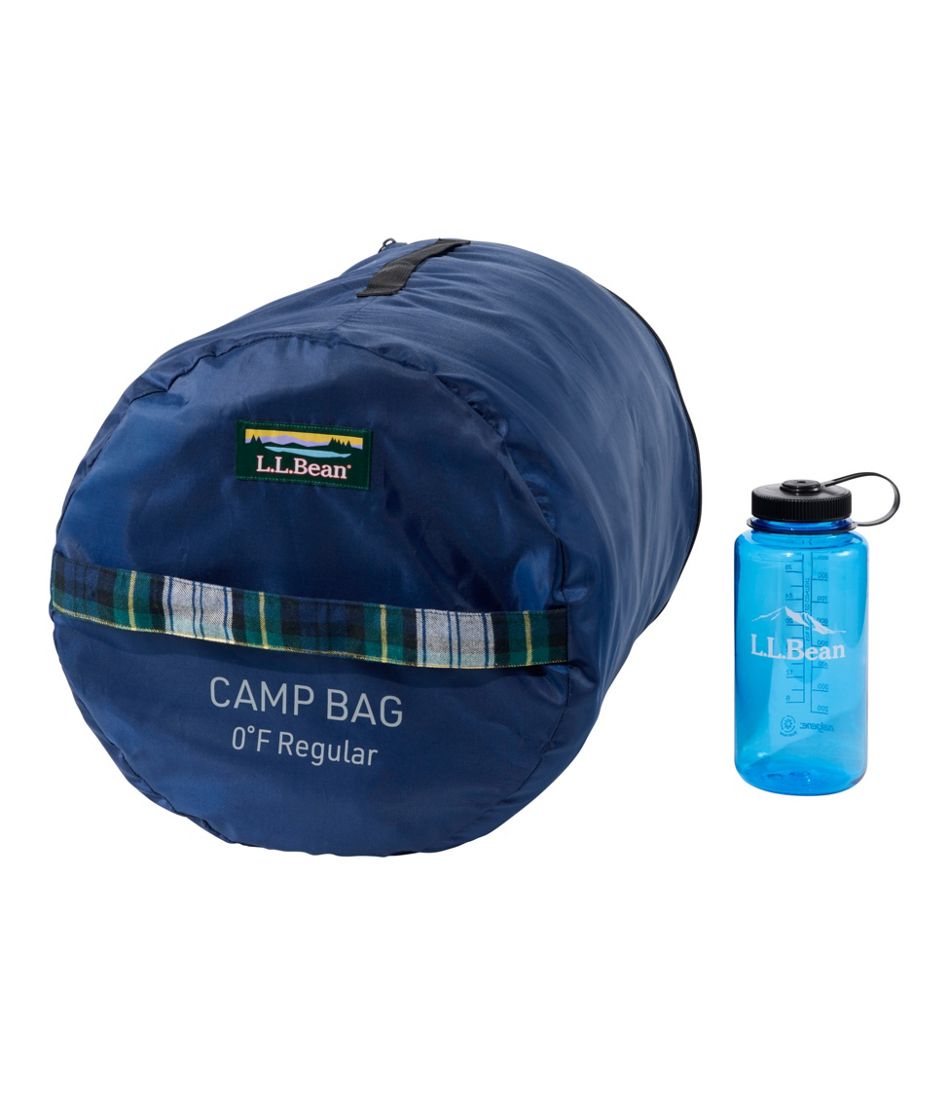 L.L.Bean Flannel Lined Camp Sleeping Bag, 0° OUTDOOR EQUIPMENT