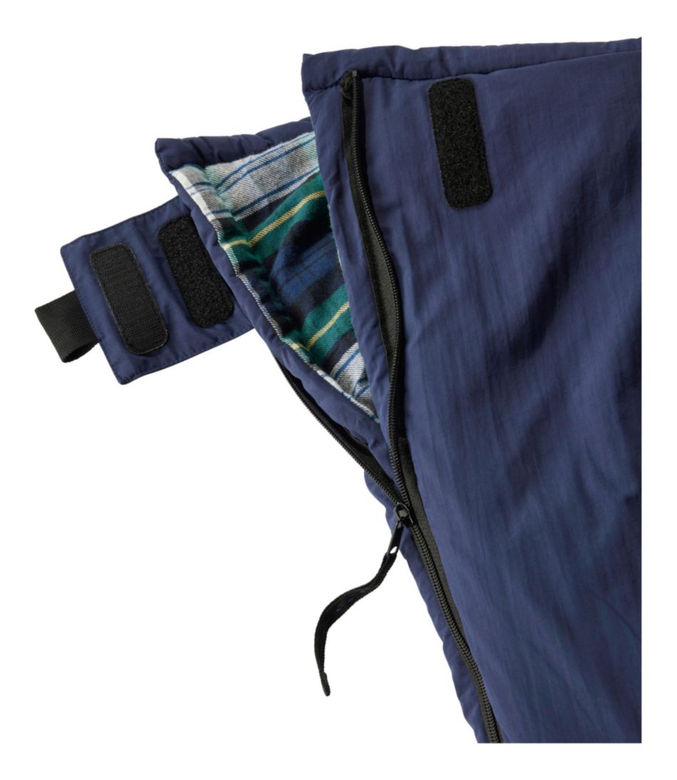 L.L.Bean Flannel Lined Camp Sleeping Bag, 0° OUTDOOR EQUIPMENT