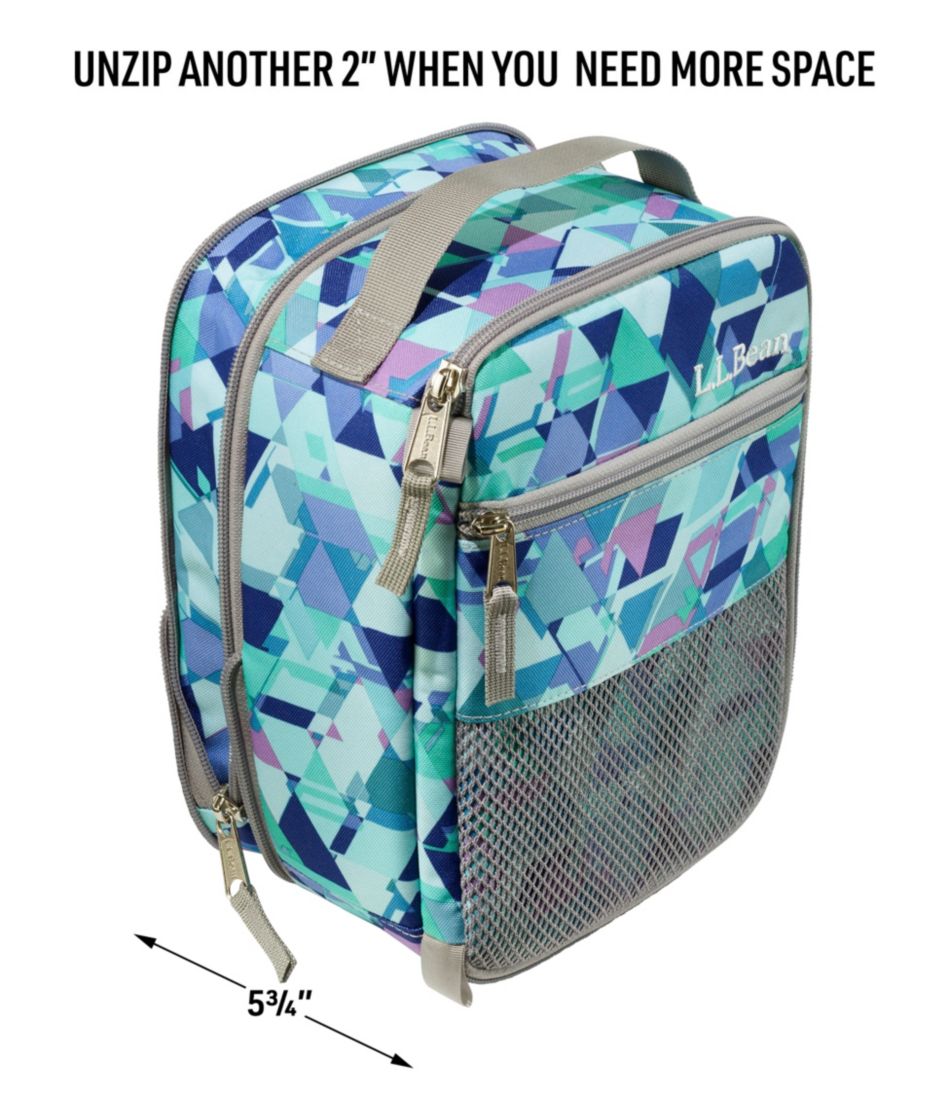 L.L.Bean Expandable Lunch Box, Print BAG & TRAVEL