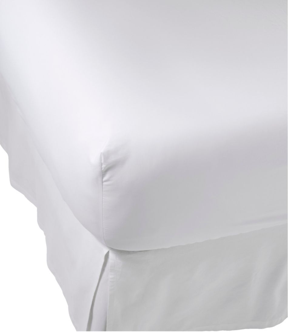 L.L.Bean 280-Thread-Count Pima Cotton Percale Sheet, Fitted HOME GOODS