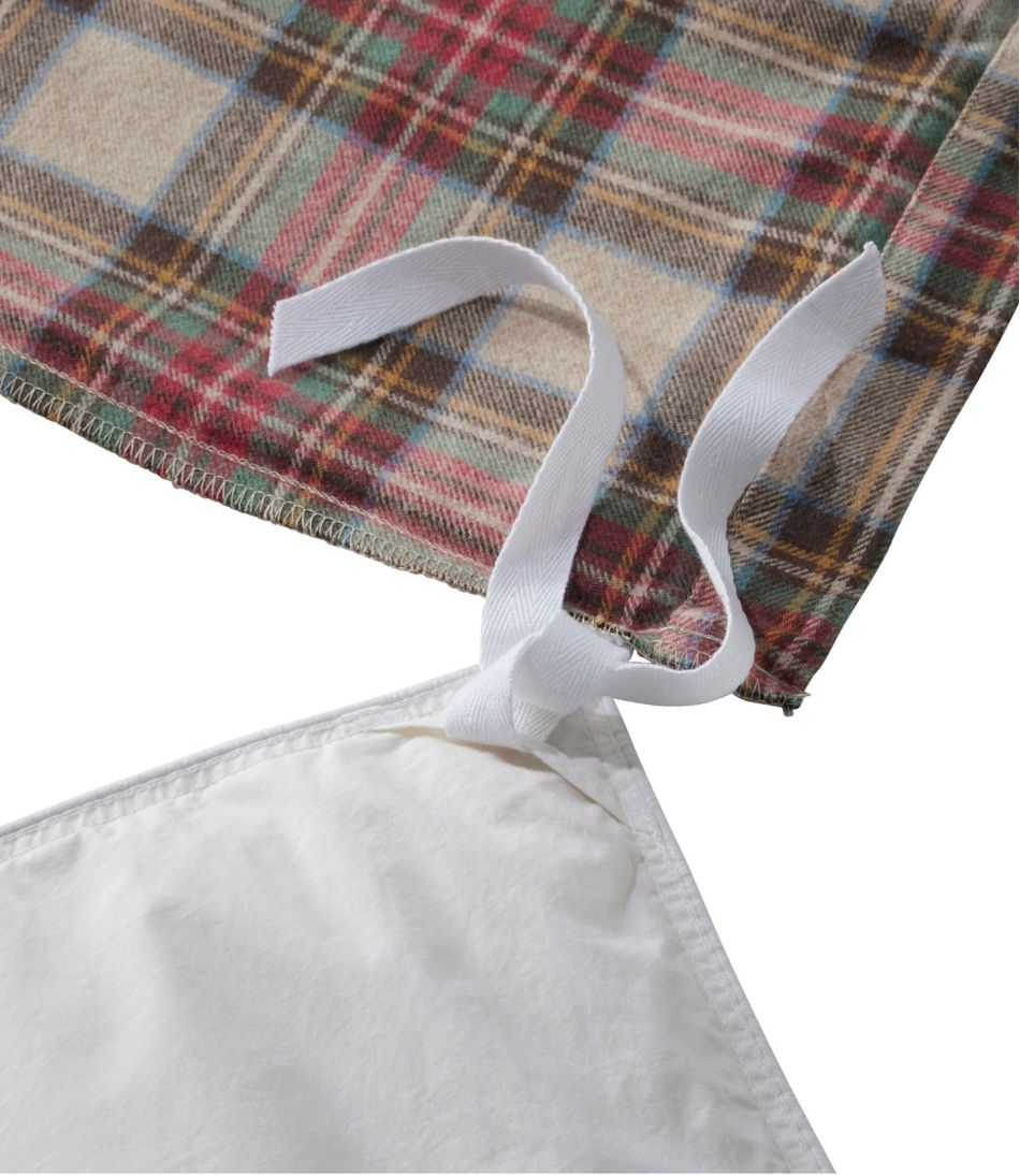L.L.Bean Heritage Chamois Flannel Comforter Cover Collection, Plaid HOME GOODS