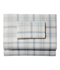 L.L.Bean Ultrasoft Comfort Flannel Sheet Set, Plaid HOME GOODS