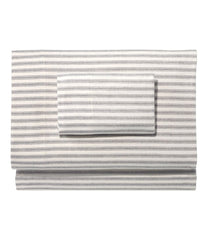 L.L.Bean Ultrasoft Comfort Flannel Sheet Set, Stripe HOME GOODS