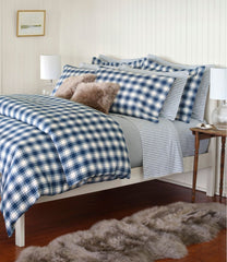 L.L.Bean Ultrasoft Comfort Flannel Sheet Set, Stripe HOME GOODS