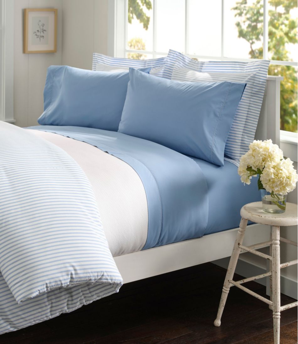 L.L.Bean Premium Egyptian Percale Sheet Collection HOME GOODS