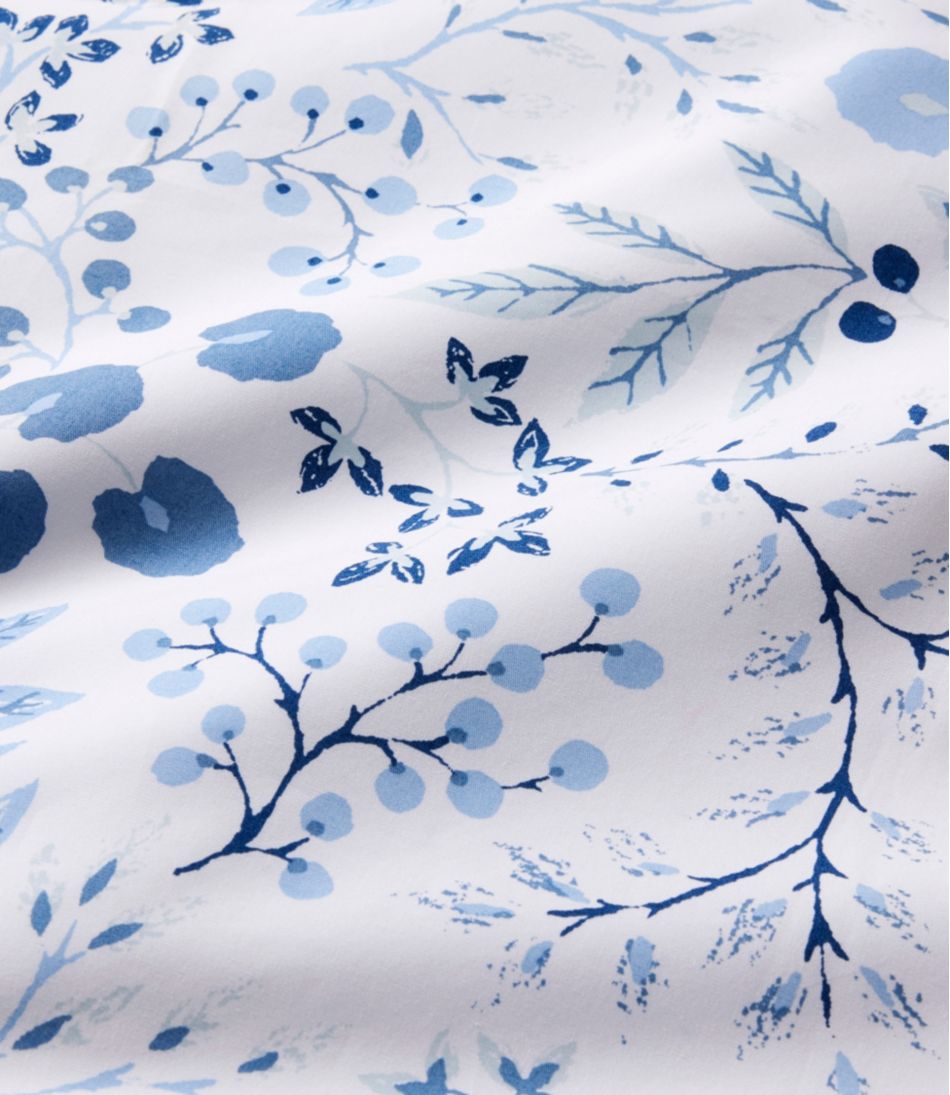 L.L.Bean 280-Thread-Count Pima Cotton Percale Sheet Set, Print HOME GOODS