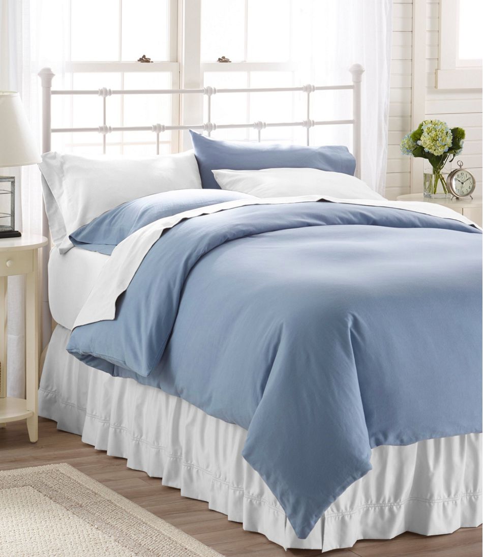 L.L.Bean Ultrasoft Comfort Flannel Comforter Cover HOME GOODS