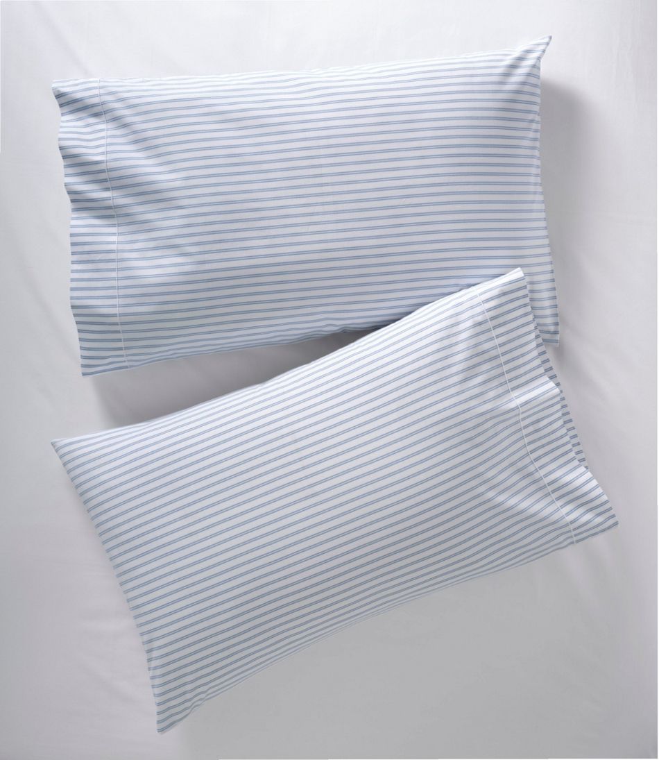 L.L.Bean Premium Egyptian Percale Sheet Collection, Stripe HOME GOODS