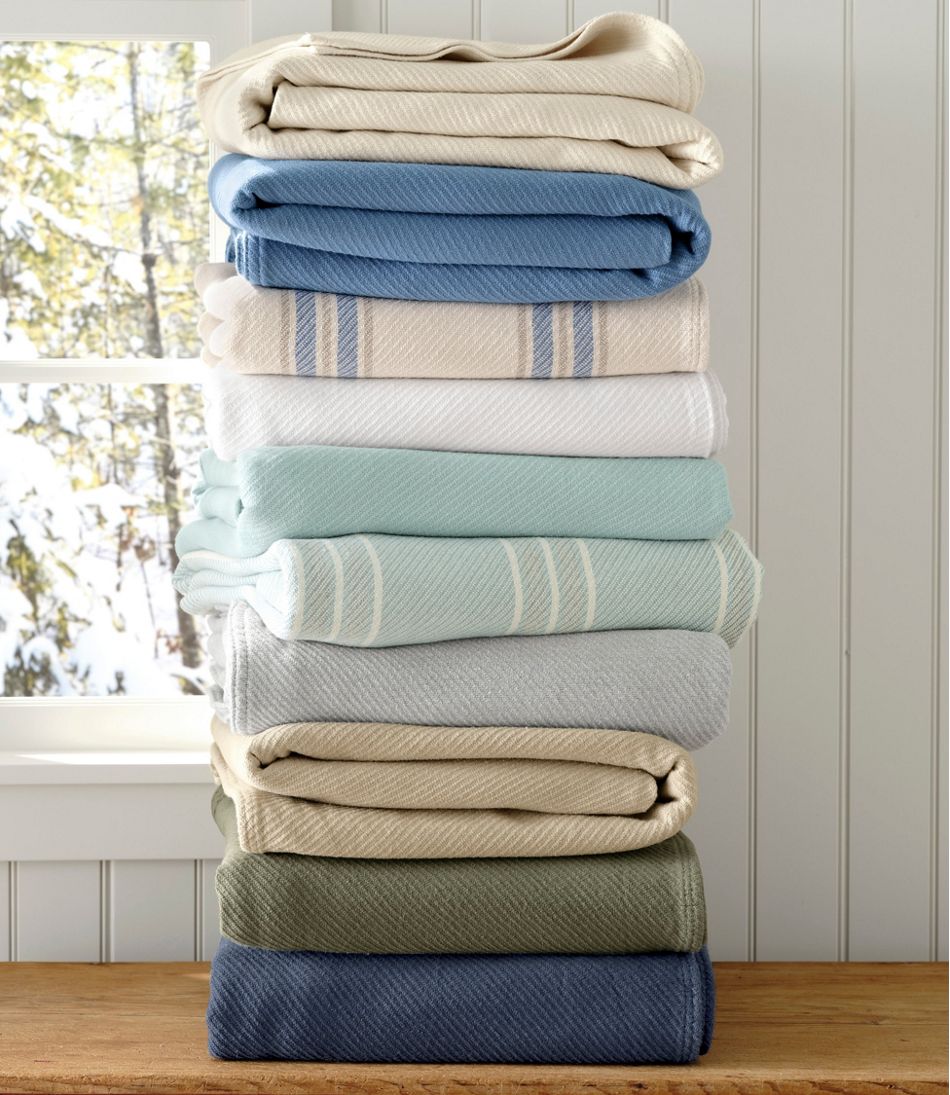 L.L.Bean Maine Twill Blanket HOME GOODS